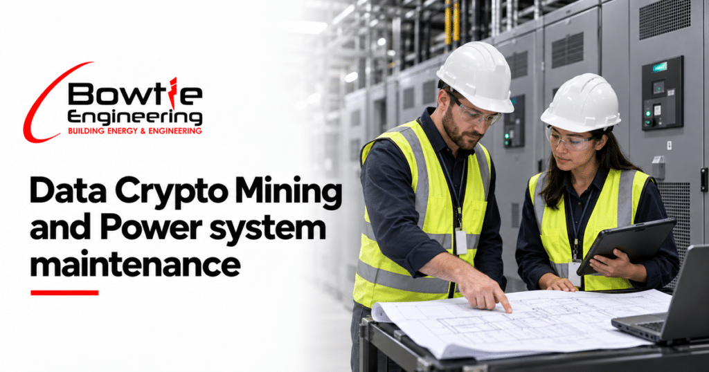 Bowtie Engineering: Data Crypto Mining and Power system maintenance