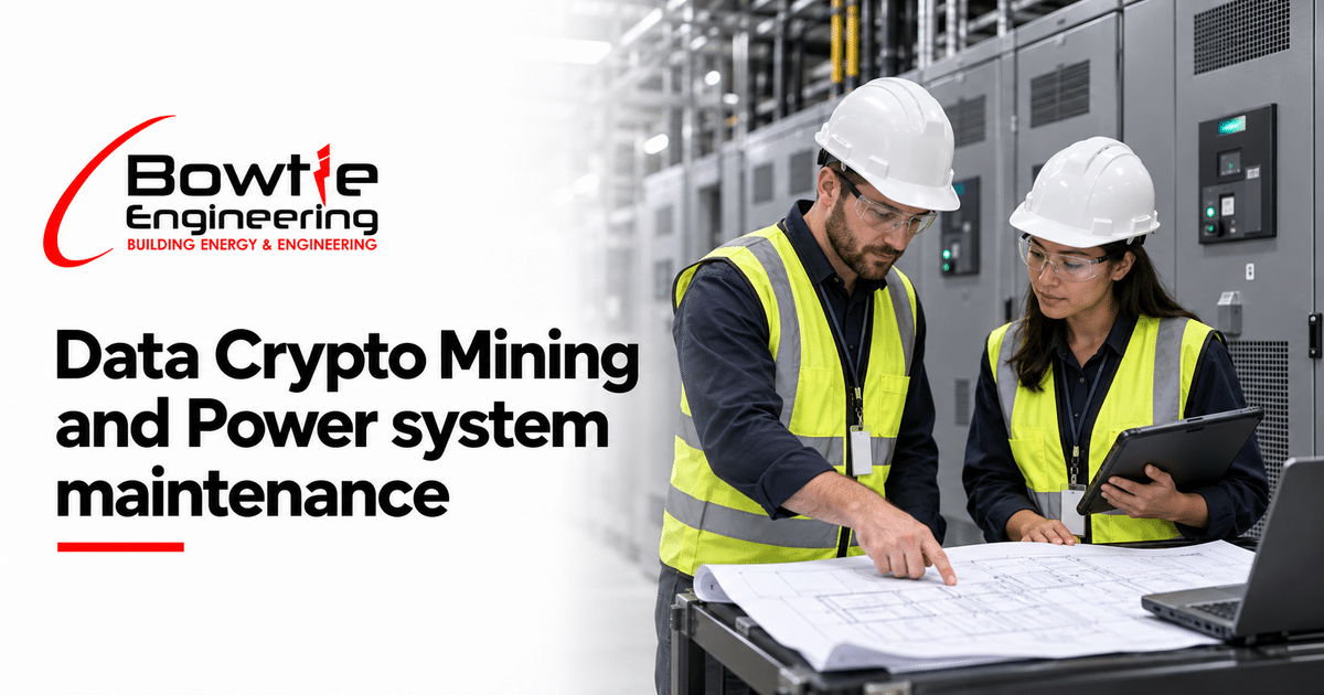 Bowtie Engineering: Data Crypto Mining and Power system maintenance