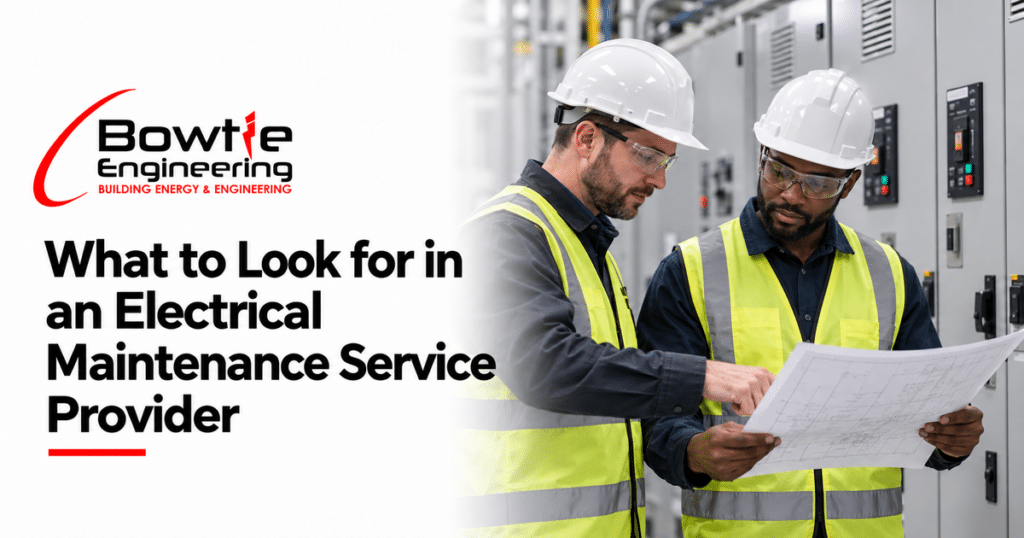 Bowtie Engineering: What to Look for in an Electrical Maintenance Service Provider