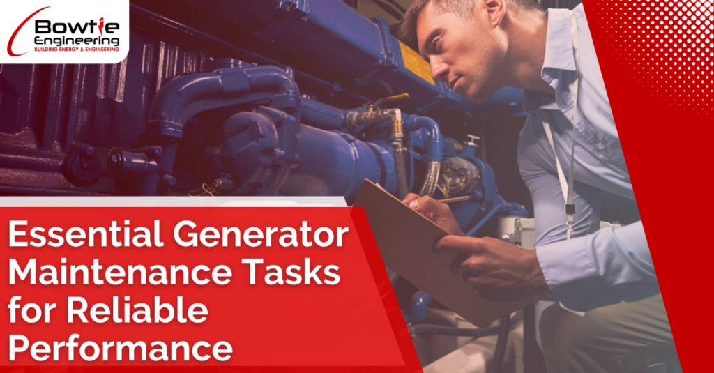 Essential Generator Maintenance Tasks for Reliable Performance
