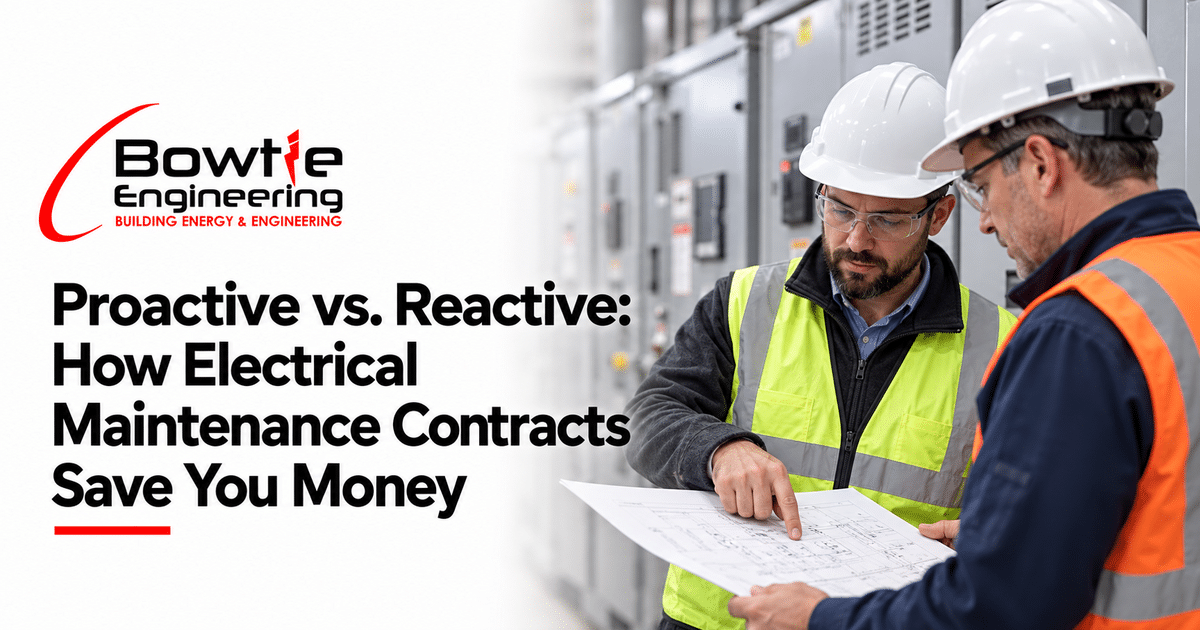 Bowtie Engineering: Proactive vs. Reactive: How Electrical Maintenance Contracts Save You Money