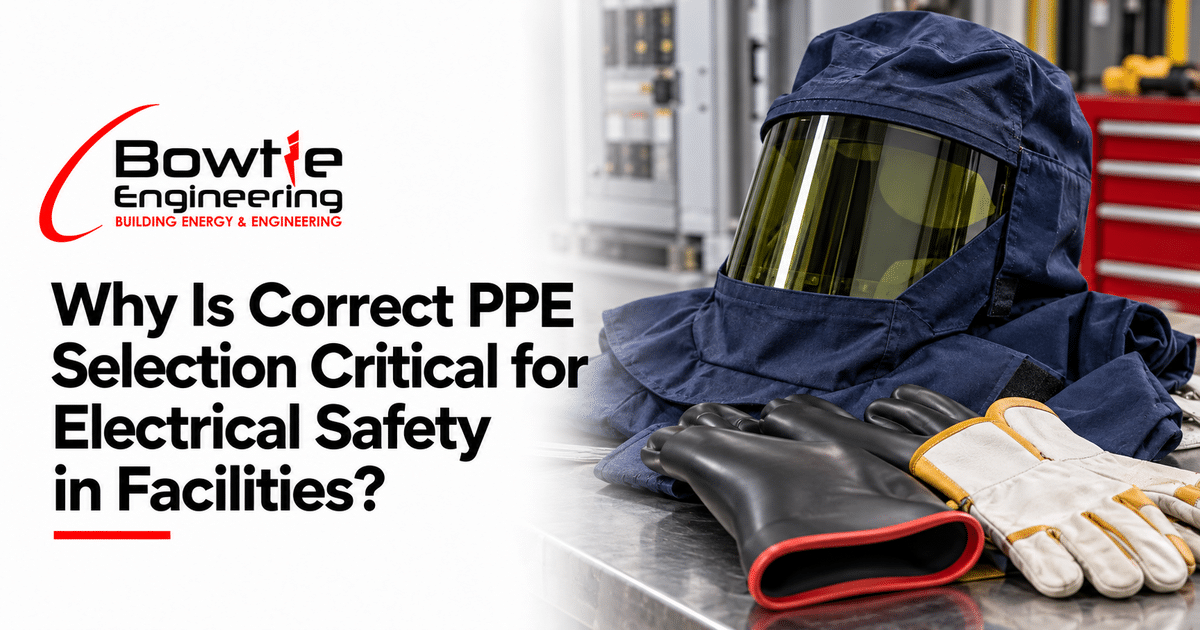 Bowtie Engineering: Why Is Correct PPE Selection Critical for Electrical Safety in Facilities?