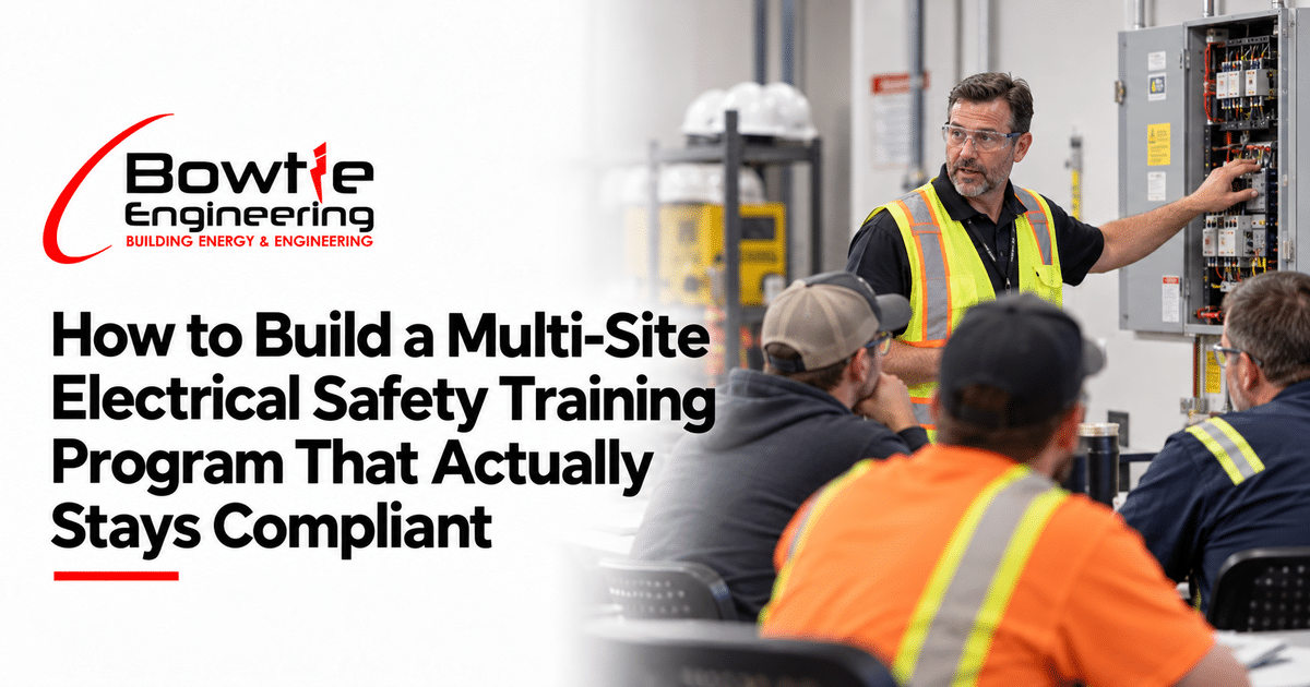 Bowtie Engineering: How to Build a Multi-Site Electrical Safety Training Program That Actually Stays Compliant