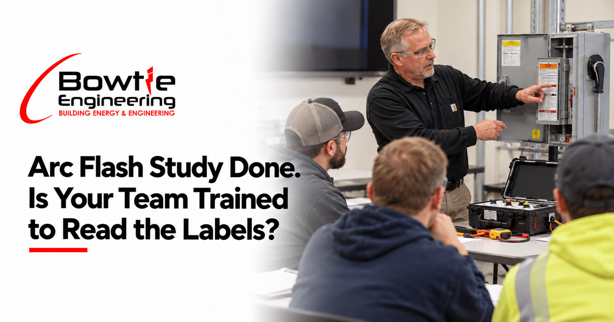 Bowtie Engineering: Arc Flash Study Done. Is Your Team Trained to Read the Labels?