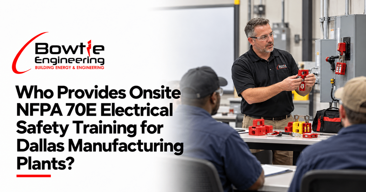 Bowtie Engineering: Who Provides Onsite NFPA 70E Electrical Safety Training for Dallas Manufacturing Plants?