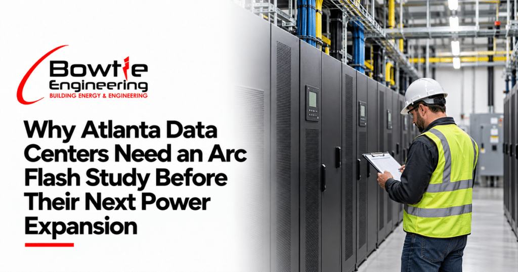 Bowtie Engineering: Why Atlanta Data Centers Need an Arc Flash Study Before Their Next Power Expansion