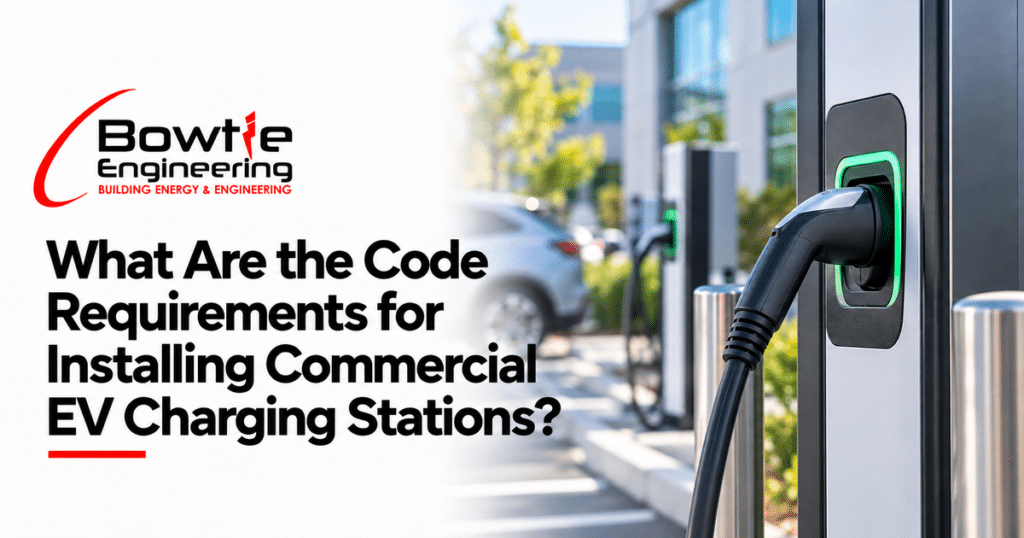Bowtie Engineering: What Are the Code Requirements for Installing Commercial EV Charging Stations?