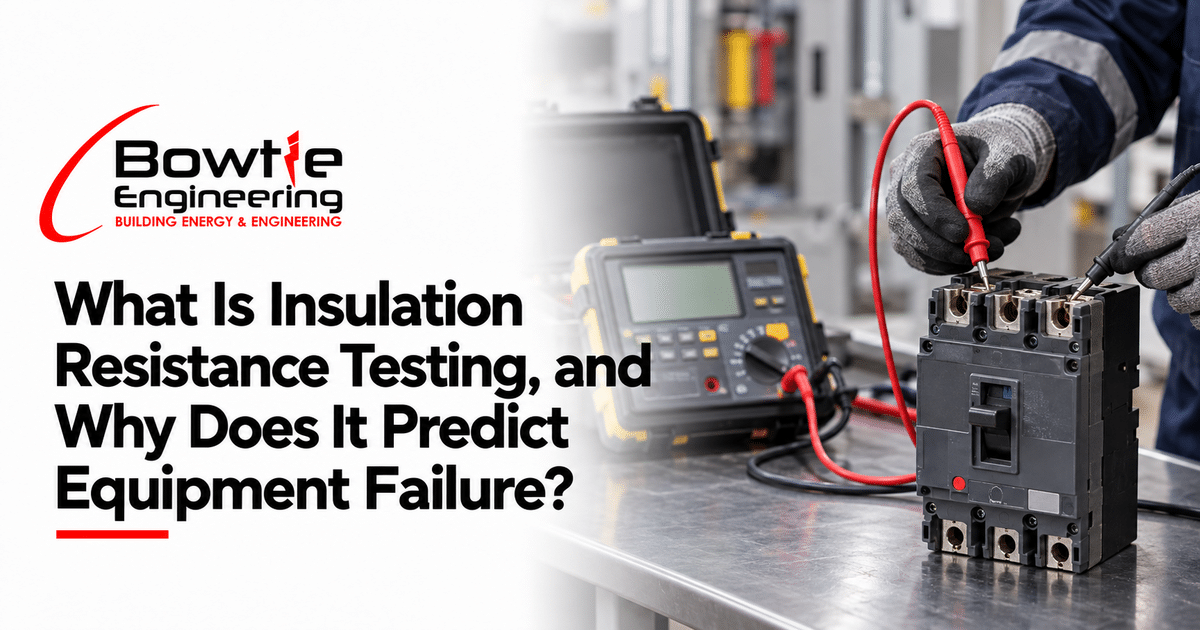 Bowtie Engineering: What Is Insulation Resistance Testing, and Why Does It Predict Equipment Failure?