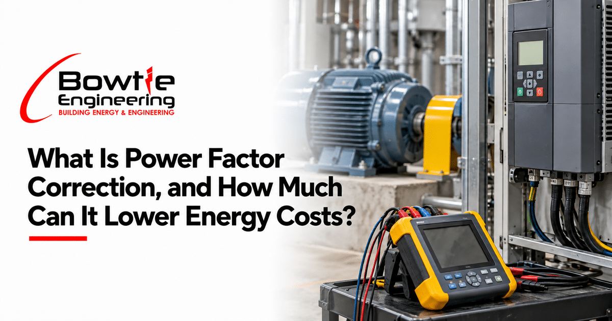 Bowtie Engineering: What Is Power Factor Correction, and How Much Can It Lower Energy Costs?