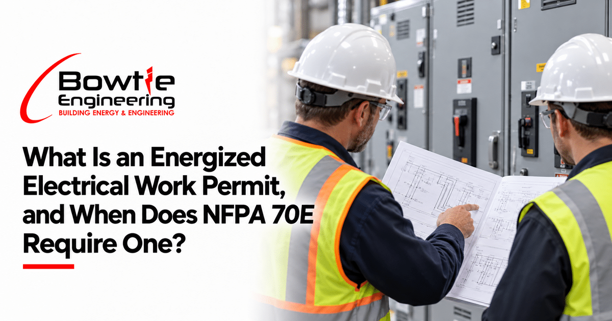 Bowtie Engineering: What Is an Energized Electrical Work Permit, and When Does NFPA 70E Require One?