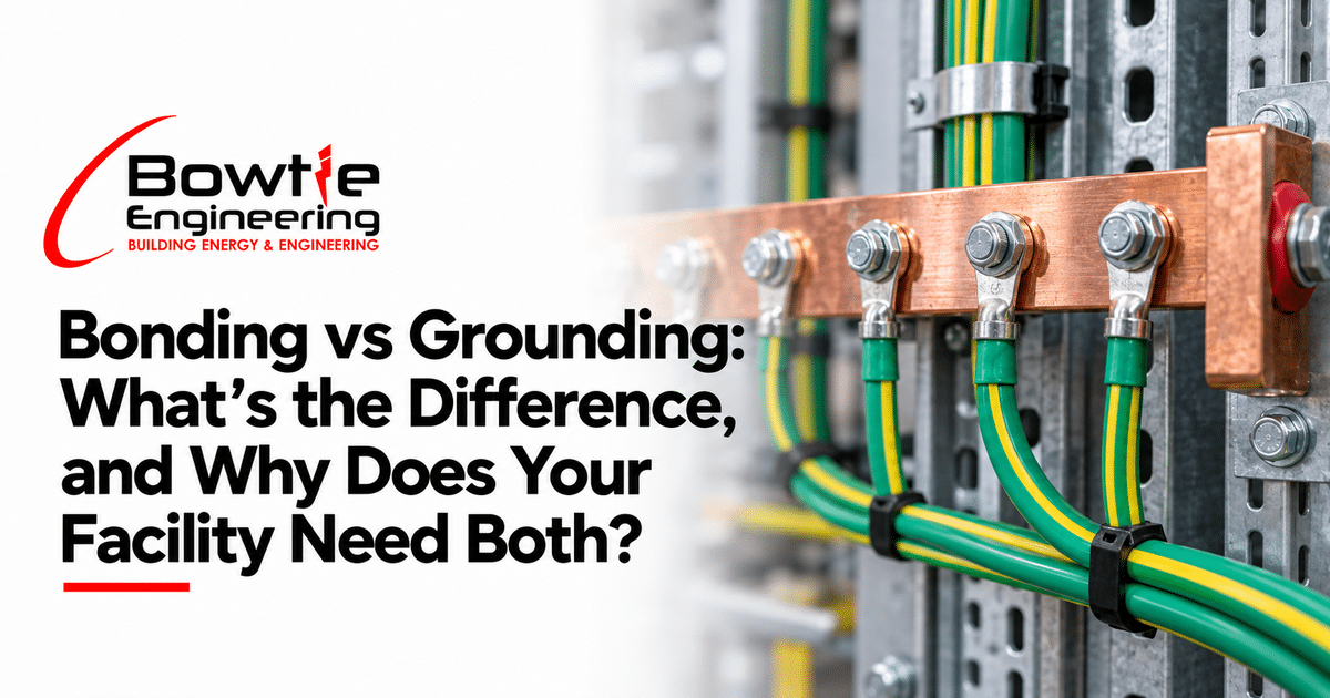 Bowtie Engineering: Bonding vs Grounding: What’s the Difference, and Why Does Your Facility Need Both?