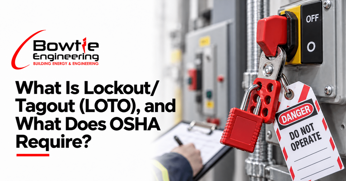 Bowtie Engineering: What Is Lockout/Tagout (LOTO), and What Does OSHA Require?