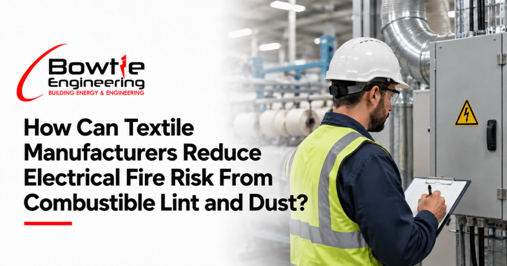 Bowtie Engineering: How Can Textile Manufacturers Reduce Electrical Fire Risk From Combustible Lint and Dust?
