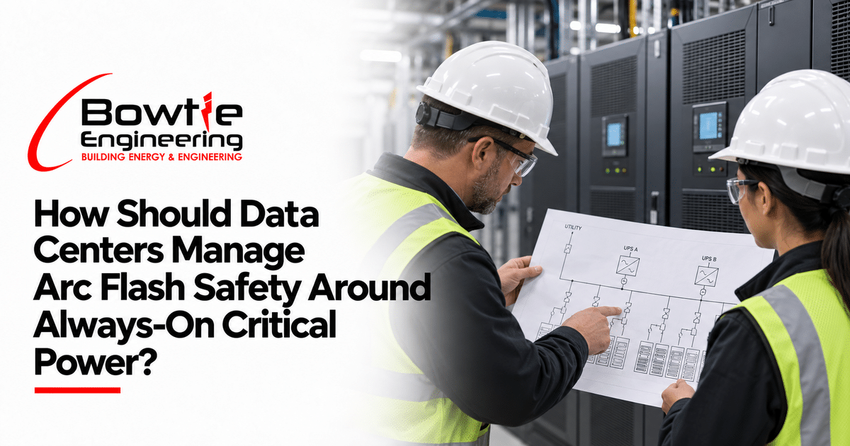 Bowtie Engineering: How Should Data Centers Manage Arc Flash Safety Around Always-On Critical Power?