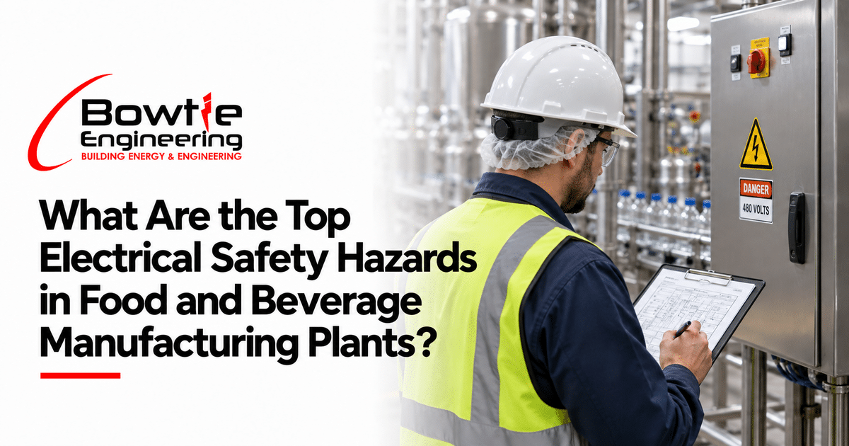 Bowtie Engineering: What Are the Top Electrical Safety Hazards in Food and Beverage Manufacturing Plants?