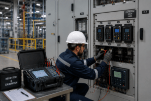 relay testing calibration industrial