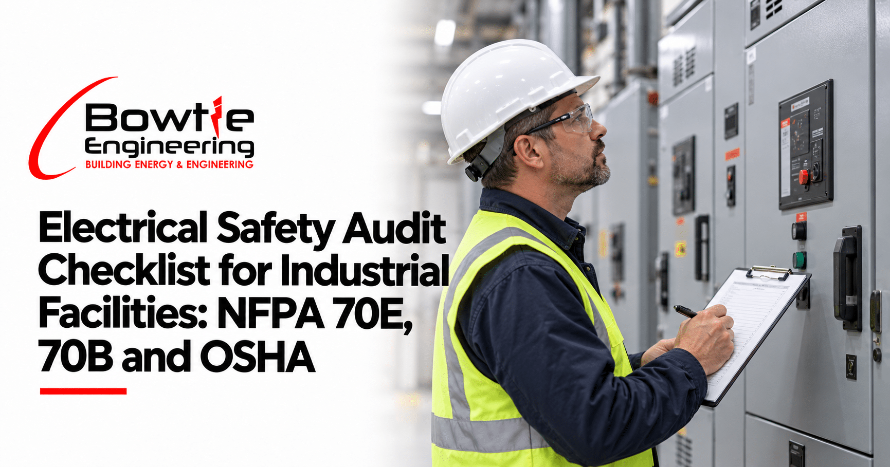 Bowtie Engineering: Electrical Safety Audit Checklist for Industrial Facilities: NFPA 70E, 70B and OSHA