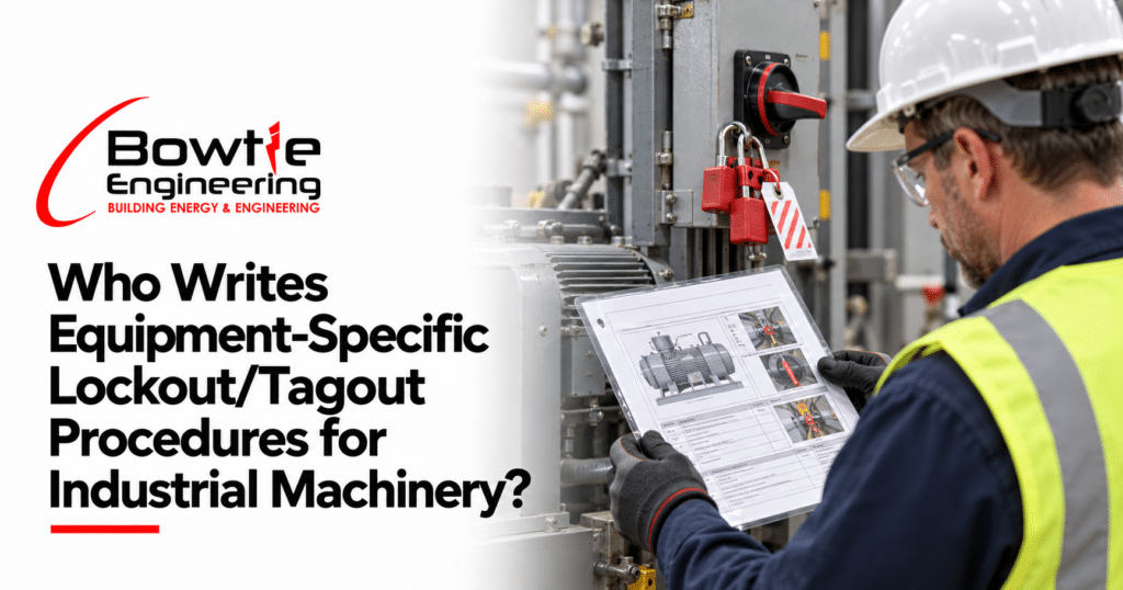 Bowtie Engineering: Who Writes Equipment-Specific Lockout/Tagout Procedures for Industrial Machinery?